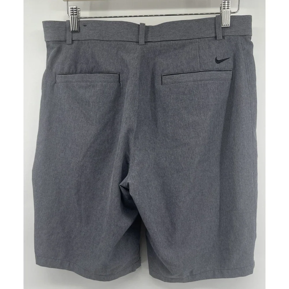 Nike Golf Shorts Dri Fit Flex Gray Tagged 32 Measure 34 10.5